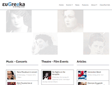 Tablet Screenshot of eugreeka.com